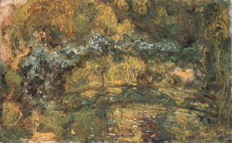 Claude Monet The Foothridge over the Water-Lily Pond oil painting picture